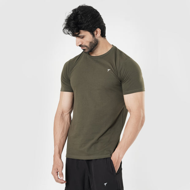 Tf-Olive Muscle Fit Prime Tee