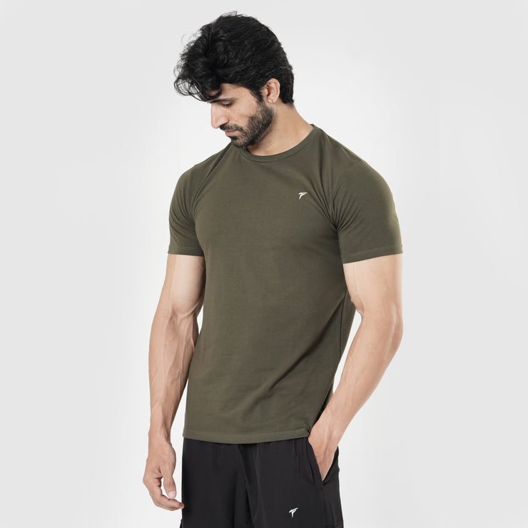 Tf-Olive Muscle Fit Prime Tee