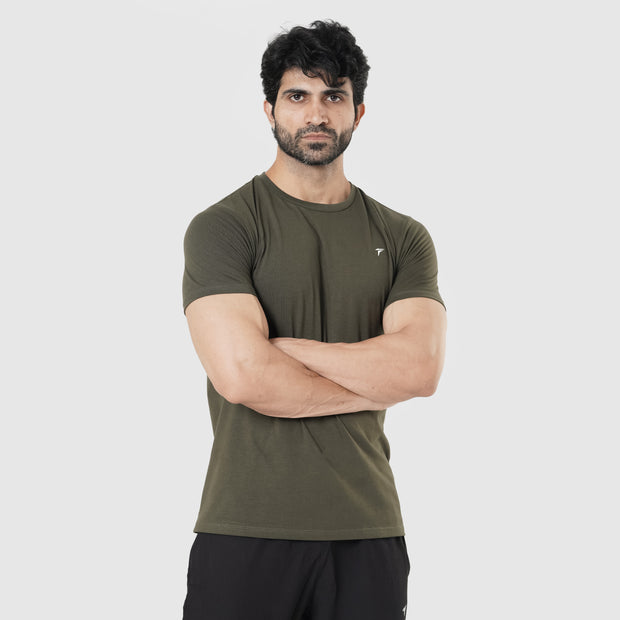 Tf-Olive Muscle Fit Prime Tee