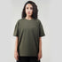 Tf-Premium Olive Studio Essential Oversized Women Tee
