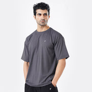 Tf-Charcoal Ultra Stretch Oversize Men Tees