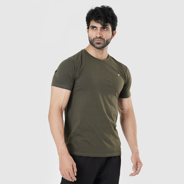 Tf-Olive Muscle Fit Prime Tee