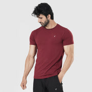 Tf-Maroon Muscle Fit Prime Tee
