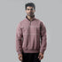 Tf-Premium Rust Pink Apex Quarter-Zip Fleece Top