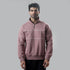 Tf-Premium Rust Pink Apex Quarter-Zip Fleece Top