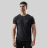 Tf-Premium Black Alpha Motion Series Half Sleeve Tee