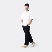 Tf-Light White Ultra Stretch Oversize Men Tees