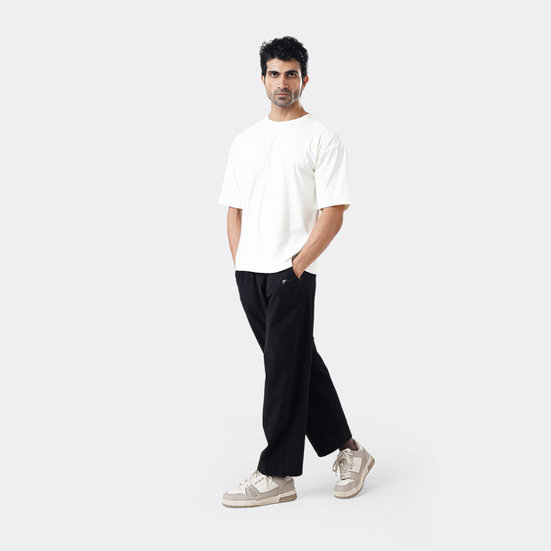 Tf-Light White Ultra Stretch Oversize Men Tees