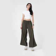 Tf-Premium Olive Baggy Flow Training Women Bottoms