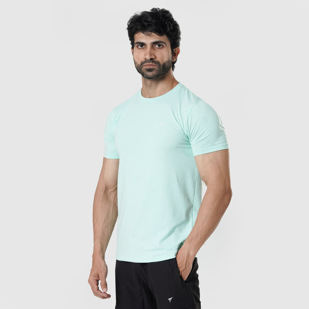 Tf-Light Sea Green Muscle Fit Prime Tee