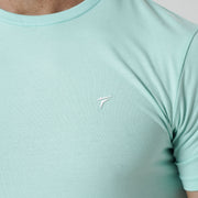 Tf-Light Sea Green Muscle Fit Prime Tee