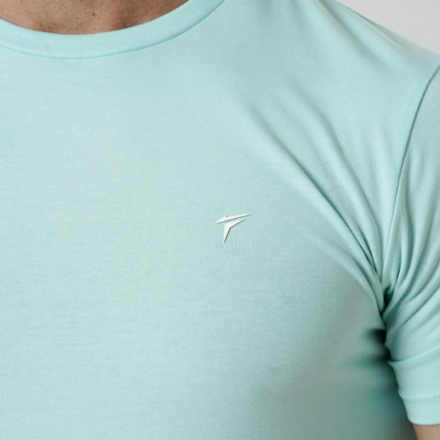 Tf-Light Sea Green Muscle Fit Prime Tee