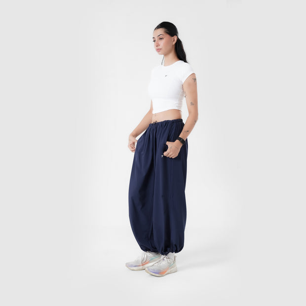 Tf-Premium Navy Baggy Flow Training Women Bottoms