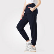 Tf-Premium Navy Micro Stretch Women Cuff Bottoms