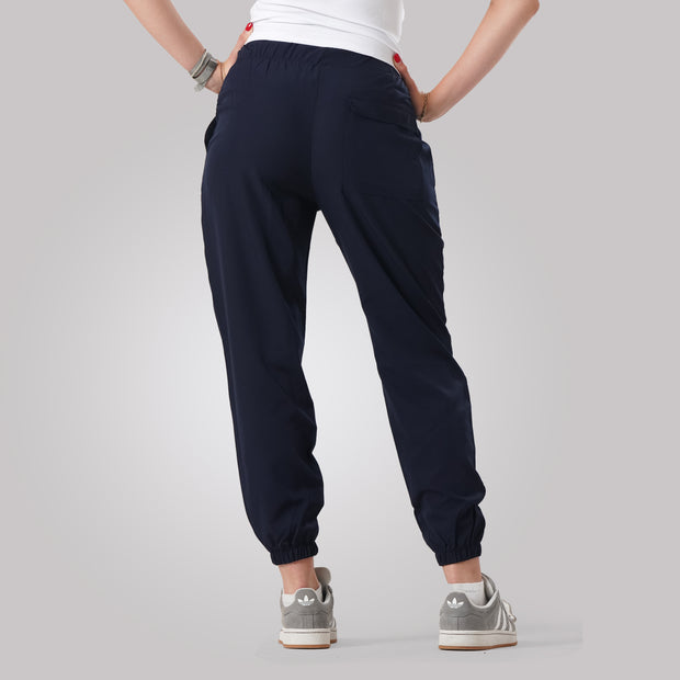 Tf-Premium Navy Micro Stretch Women Cuff Bottoms