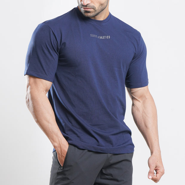Tf-Navy OverSize Athletic Tee