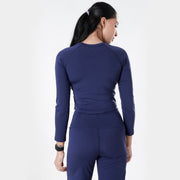 Tf-Premium Navy Full Sleeve Easylift Top