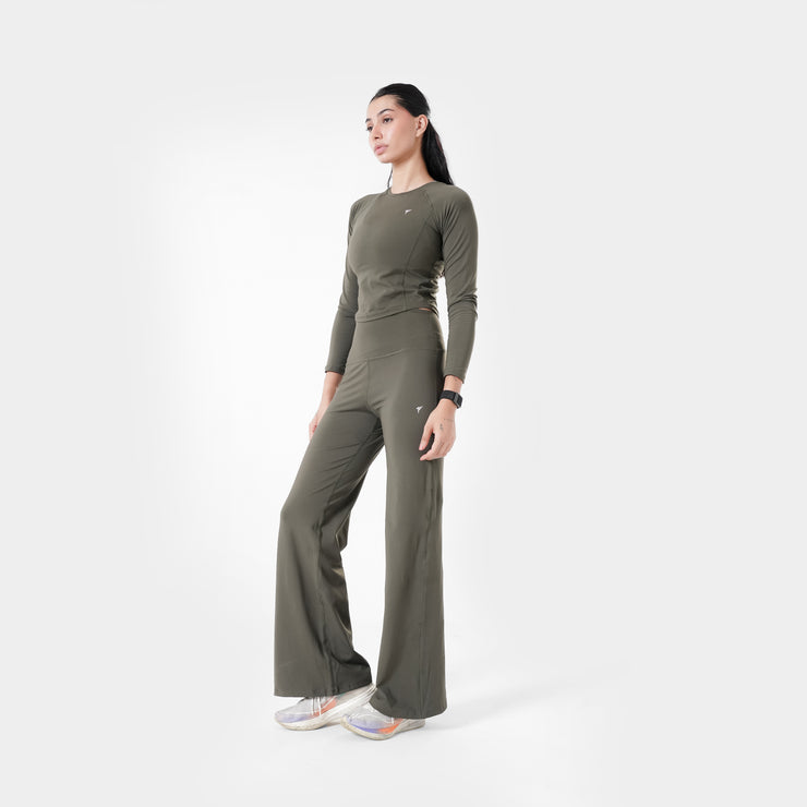 Tf-Premium Olive Full Sleeve Easylift Top