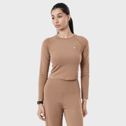 Tf-Premium Light Brown Full Sleeve Easylift Top