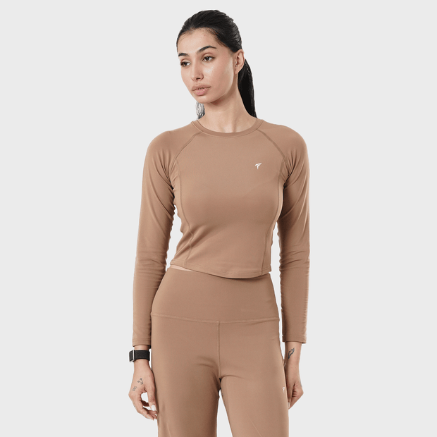 Tf-Premium Light Brown Full Sleeve Easylift Top