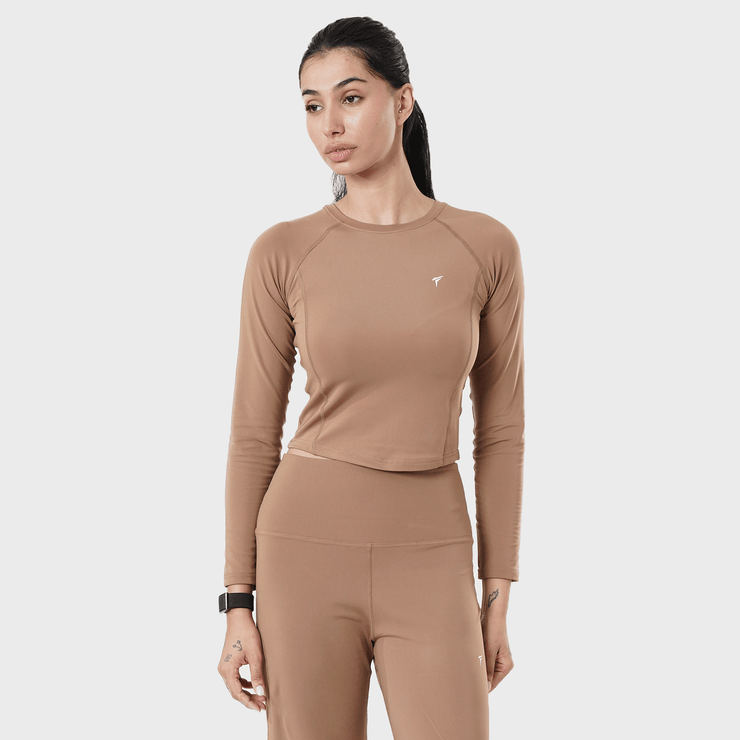 Tf-Premium Light Brown Full Sleeve Easylift Top