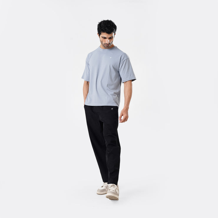 Tf-Grey Ultra Stretch Oversize Men Tees