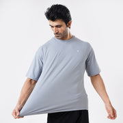 Tf-Grey Ultra Stretch Oversize Men Tees