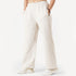 Tf-Premium Beige Cotton Scuba Loose-fit Women Bottoms