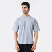 Tf-Grey Ultra Stretch Oversize Men Tees