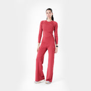 Tf-Premium Bright Maroon Full Sleeve Easylift Top