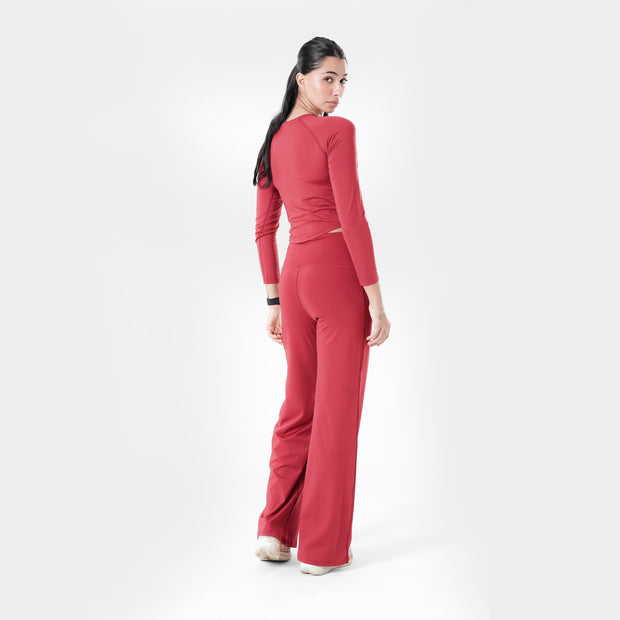 Tf-Premium Bright Maroon Full Sleeve Easylift Top