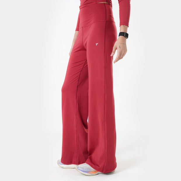 Tf-Premium Bright Maroon EasyLift Straight Leg Legging Pants
