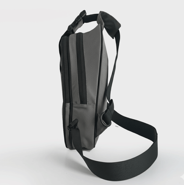 Tf-Premium Grey Cross-Body Bag