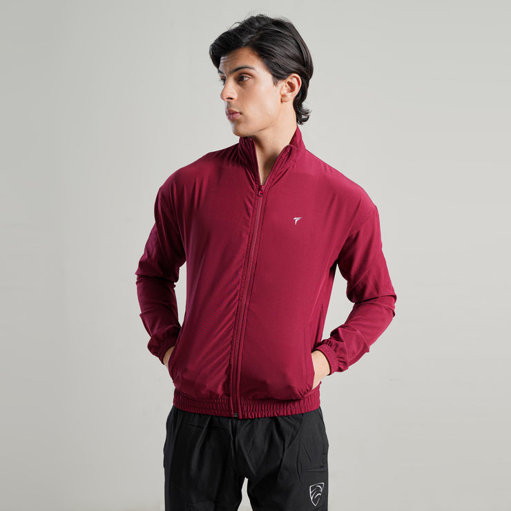 Tf-Premium Maroon Running Jacket