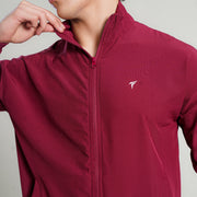 Tf-Premium Maroon Running Jacket