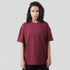 Tf-Premium Maroon Studio Essential Oversized Women Tee