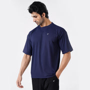 Tf-Navy Ultra Stretch Oversize Men Tees
