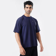 Tf-Navy Ultra Stretch Oversize Men Tees
