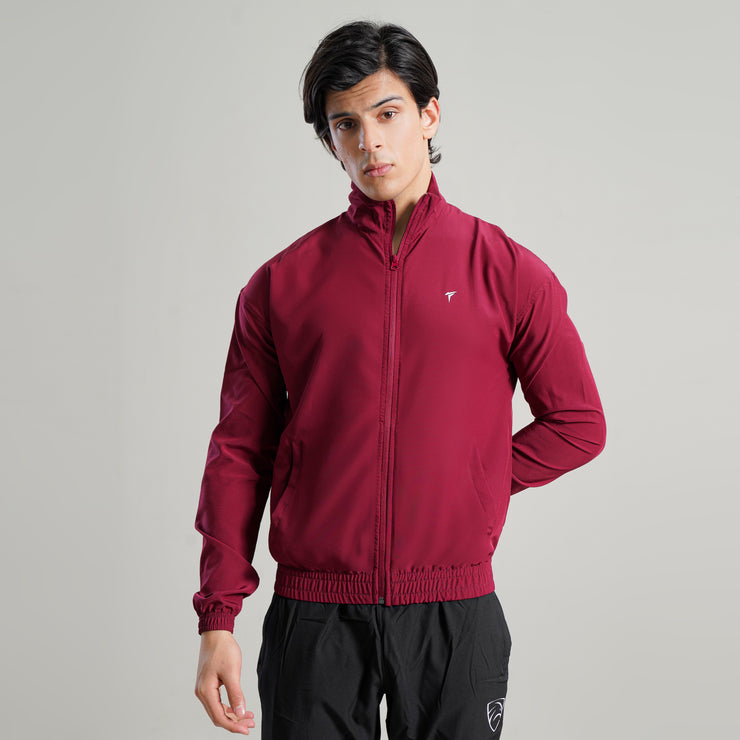 Tf-Premium Maroon Running Jacket