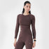 Tf-Premium Brown Full Sleeve Easylift Top