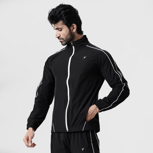 Tf-Premium Black AeroTech Zipper Jacket