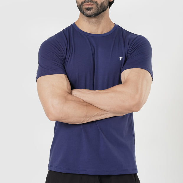 Tf-Navy Muscle Fit Prime Tee