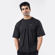 Tf-Black Ultra Stretch Oversize Men Tees