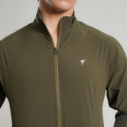 Tf-Premium Olive Green Running Jacket
