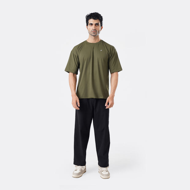 Tf-Olive Ultra Stretch Oversize Men Tees