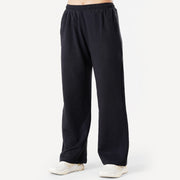 Tf-Premium Black Cotton Scuba Loose-fit Women Bottoms