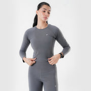 Tf-Premium Grey Full Sleeve Easylift Top