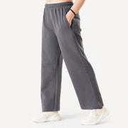 Tf-Premium Charcoal Cotton Scuba Loose-fit Women Bottoms