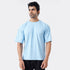 Tf-Sky Blue Ultra Stretch Oversize Men Tees