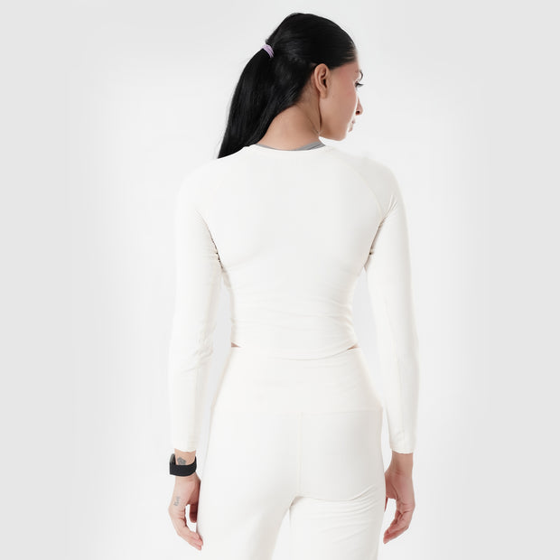 Tf-Premium Beige Full Sleeve Easylift Top